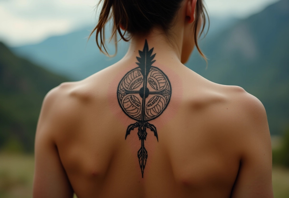 flèche tatouage